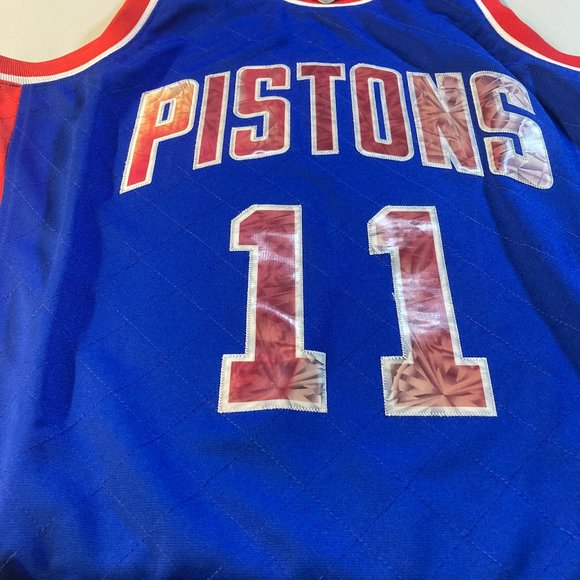 Isaiah Thomas Mens' Detroit Pistons NBA 75th Anniversary Mitchell & Ness Jersey - Picture 5 of 9